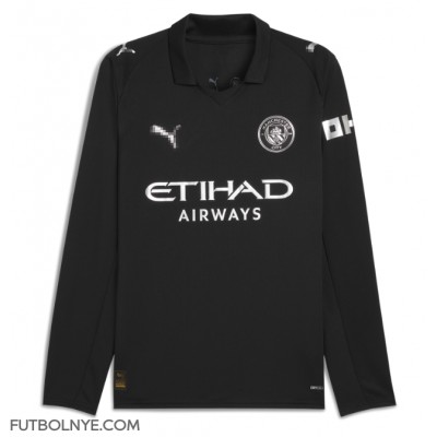 Camiseta Manchester City Visitante Equipación 2025-26 manga larga Camiseta Manchester City Visitante Equipación 2025-26 manga larga